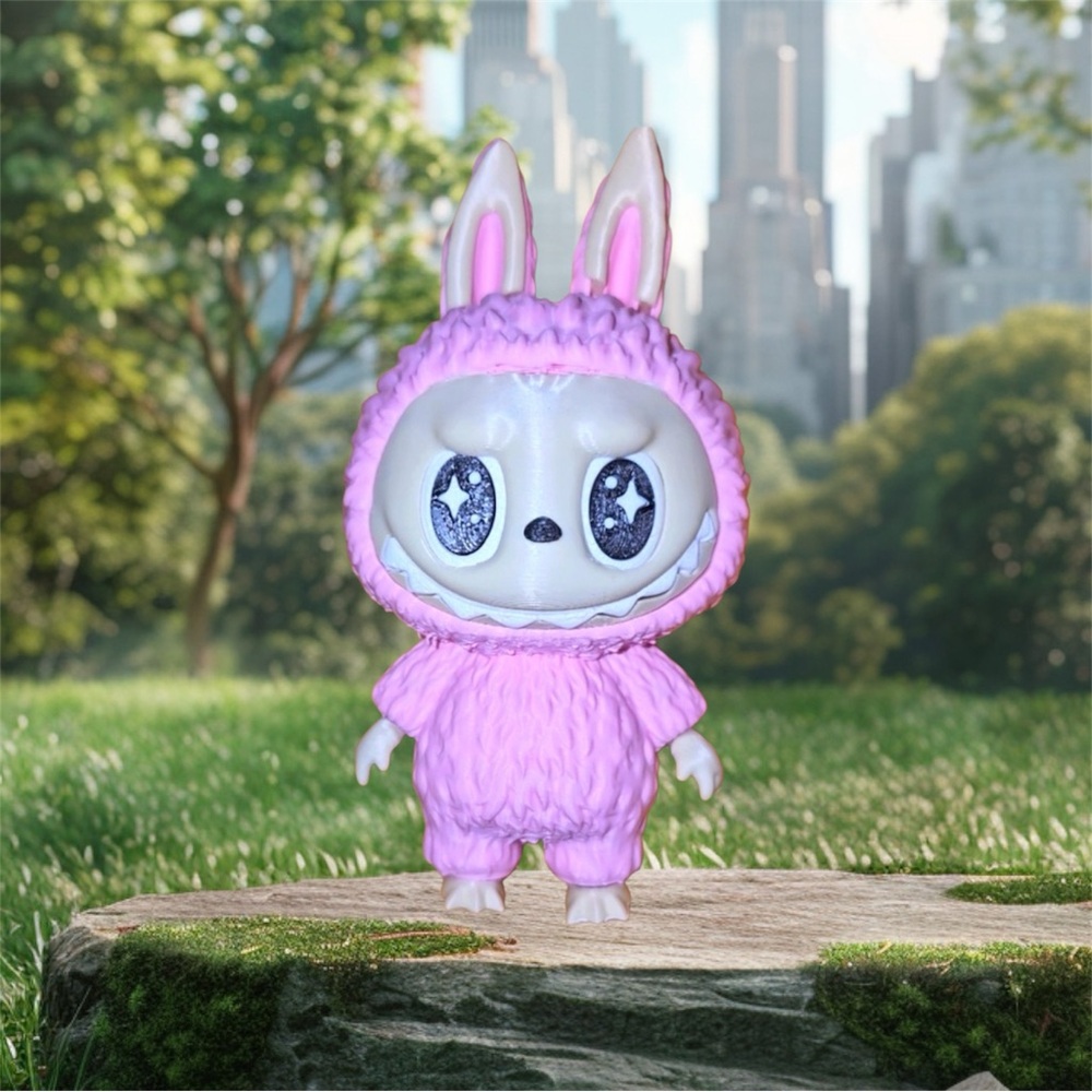Pink Labubu Keychain or Charm
